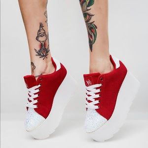 NWOB Y2K YRU CHASING CUPID LALA SHOES